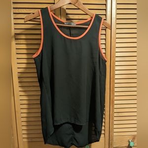 Suzy Shier Black & Coral Cami